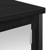 Badkamerwandkast met Spiegel 60x21x60cm Zwart Eiken - 34% Korting!