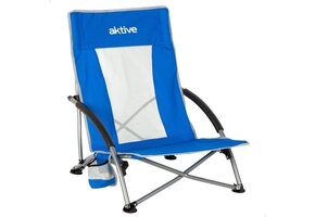 Opvouwbare Strandstoel Polyester & Staal - 40% Korting
