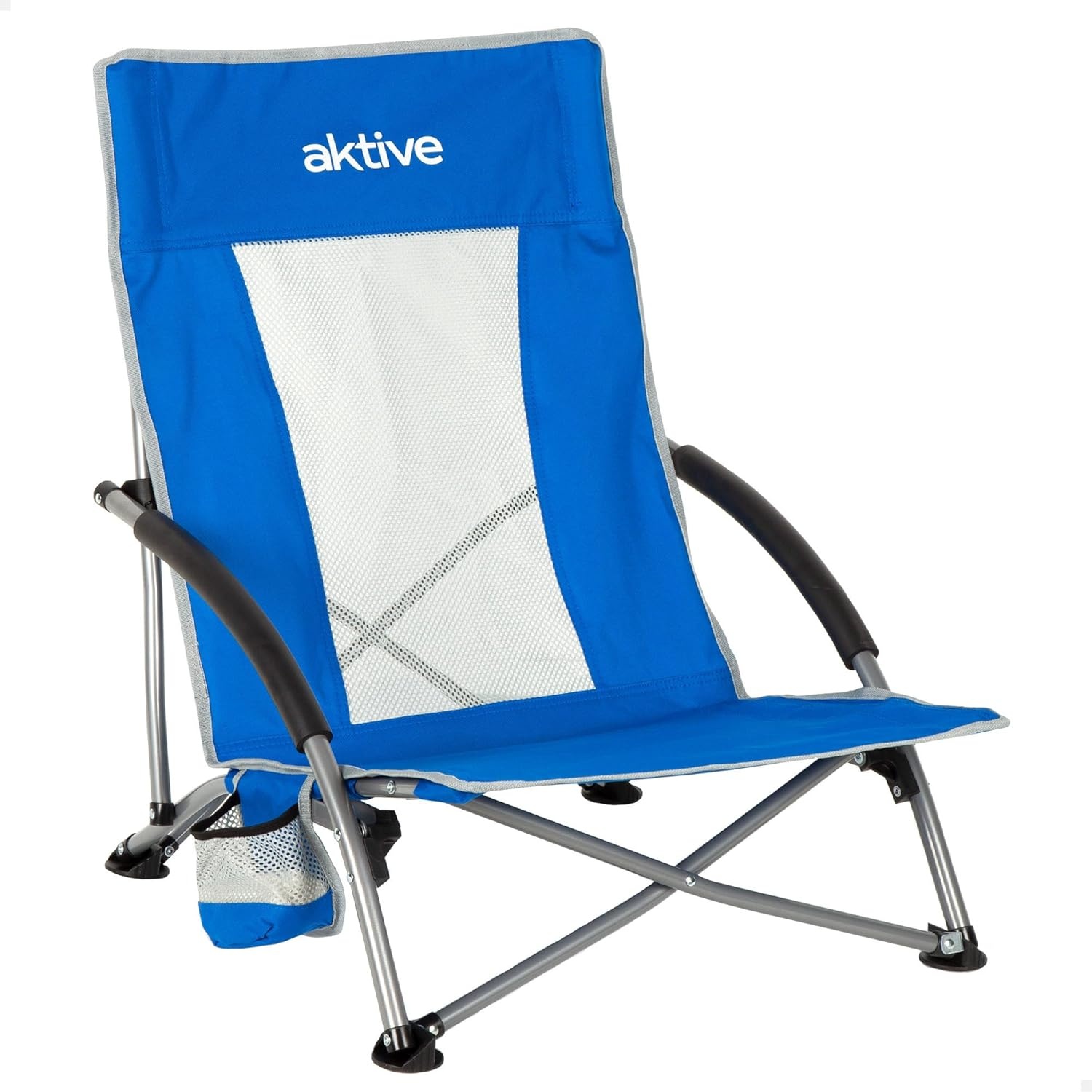 Opvouwbare Strandstoel Polyester & Staal (33% Korting)