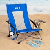 Opvouwbare Strandstoel Polyester & Staal (33% Korting)
