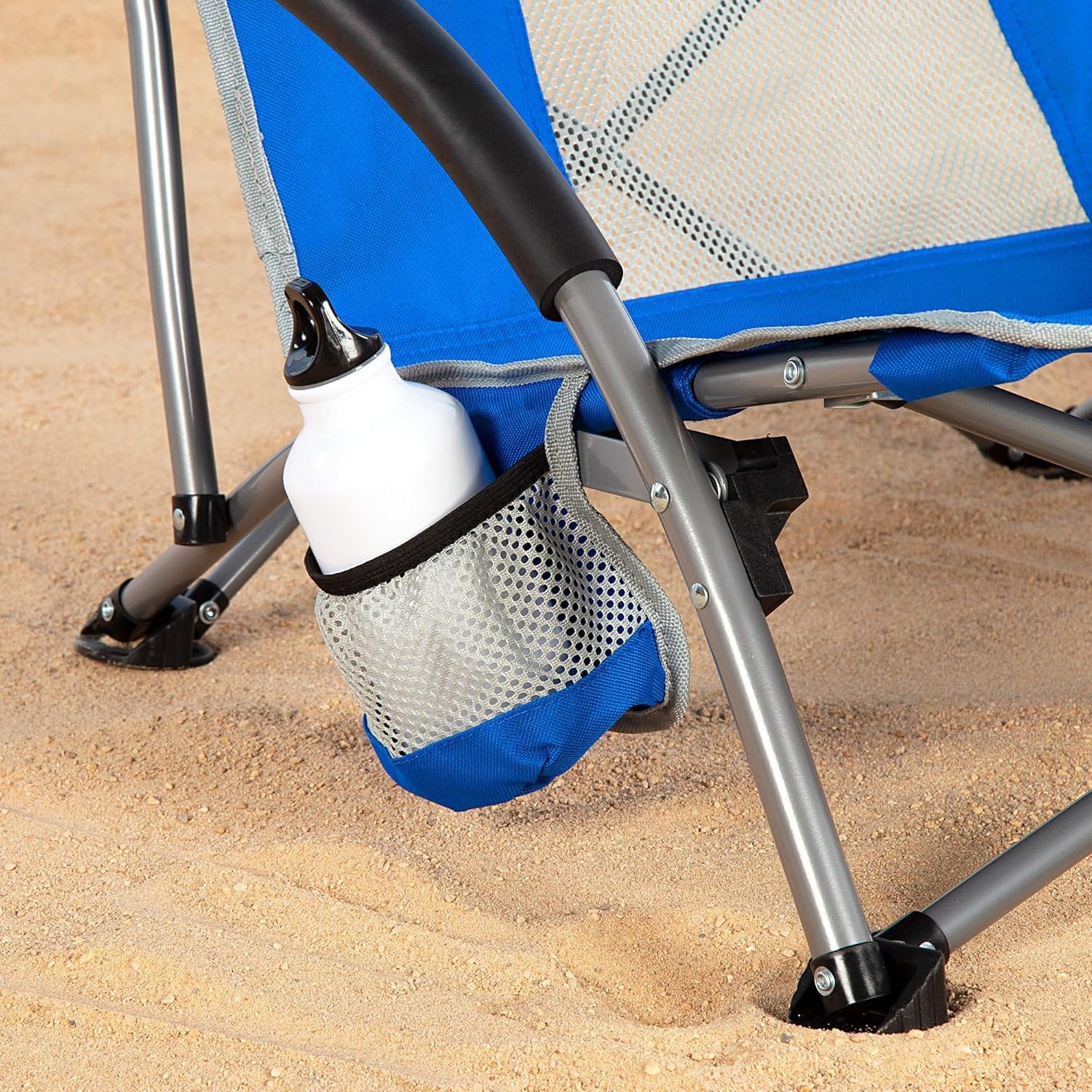 Opvouwbare Strandstoel Polyester & Staal (33% Korting)