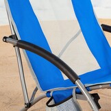 Opvouwbare Strandstoel Polyester & Staal (33% Korting)