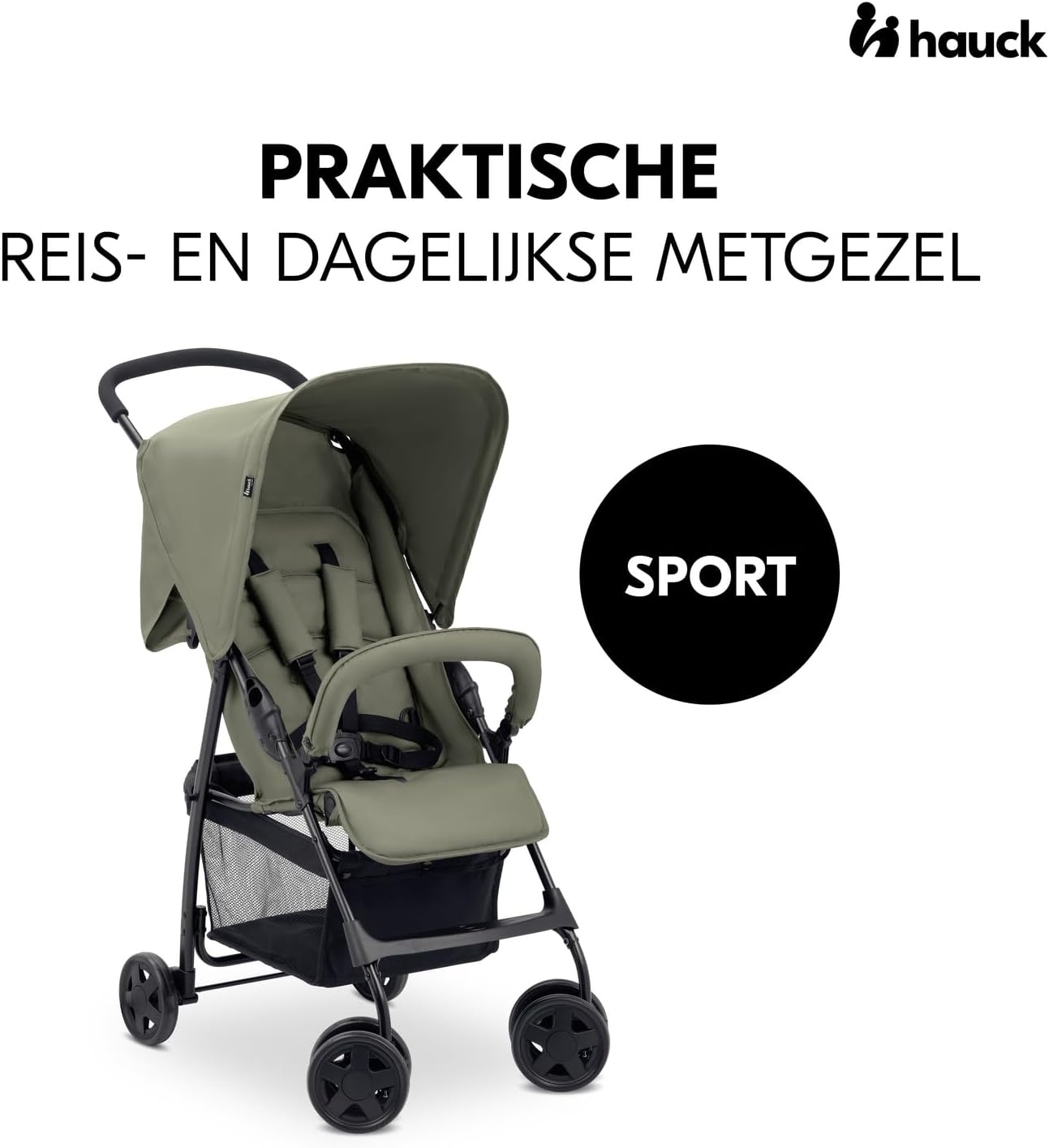 Lichtgewicht Buggy 5,9kg, Compact Inklapbaar, Ligstand - 34% Korting!