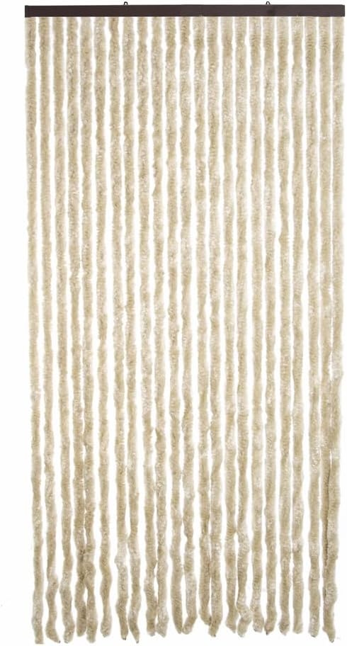 Zonnegordijn Beige 100x220 cm - Insectenwering met Korting