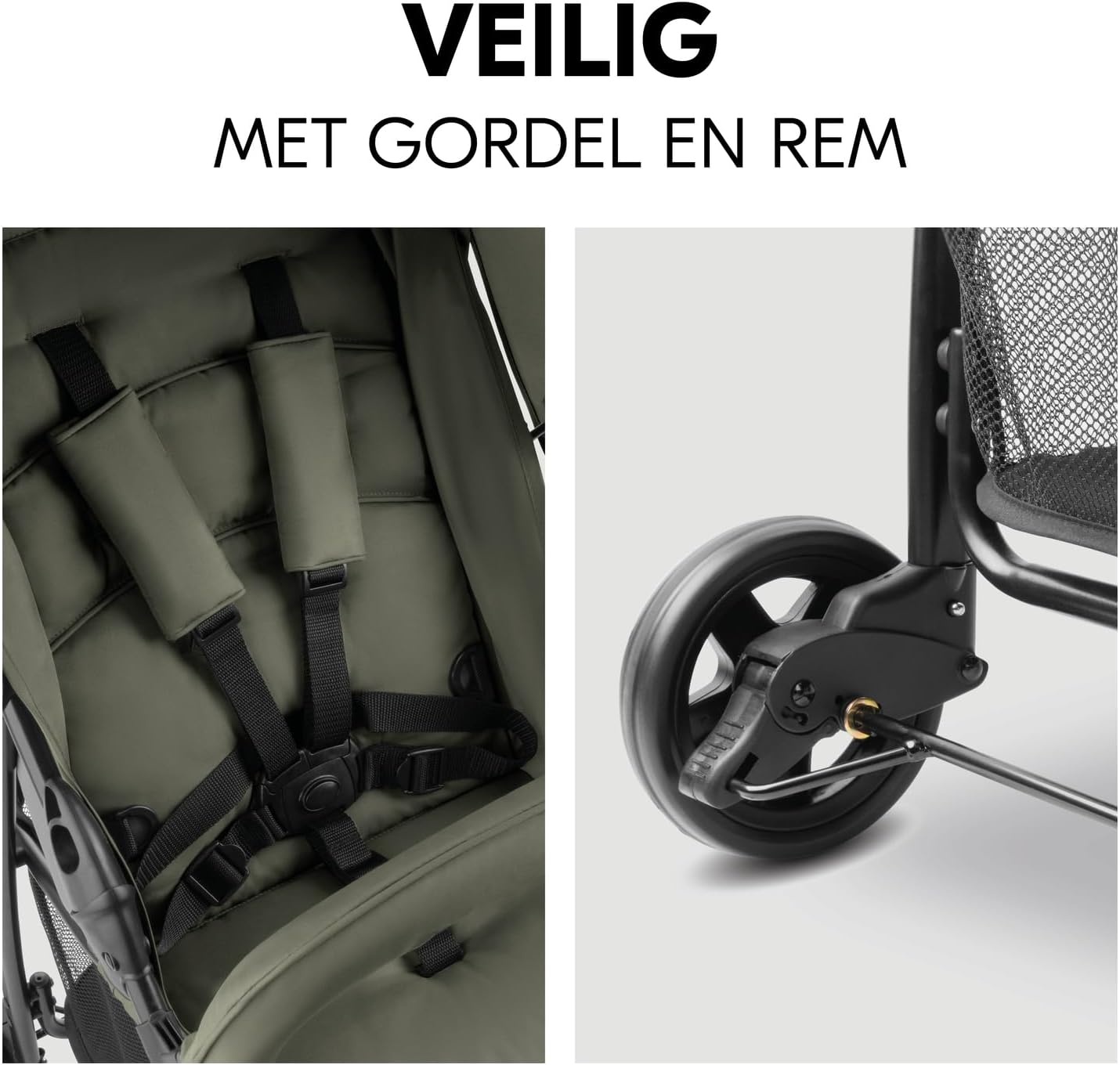 Lichtgewicht Buggy 5,9kg, Compact Inklapbaar, Ligstand - 34% Korting!