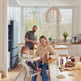 Kinderstoel DINNLY Zitverhoger - 6m-5jr - Lichtgrijs - 34% Korting