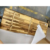 Massief Acaciahout Tafelblad 140x50 cm - Met 59% Korting!