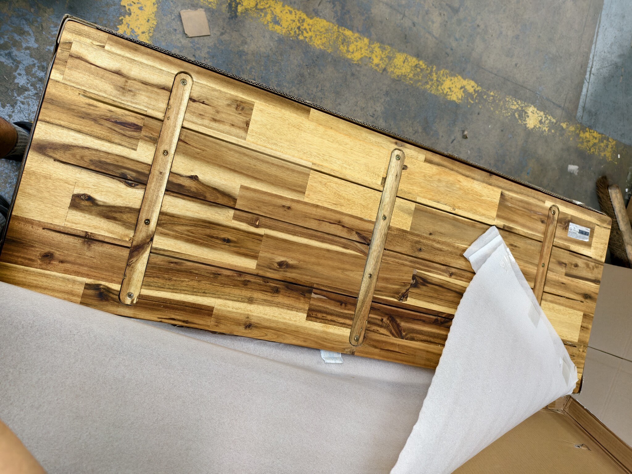 Massief Acaciahout Tafelblad 140x50 cm - Met 59% Korting!