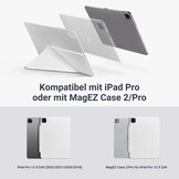 iPad Air 13" 2024 & Pro 12.9" Hoes | Wit, Lichtgewicht 325g, PU Leer, Penhouder, Standaard, 76% Korting