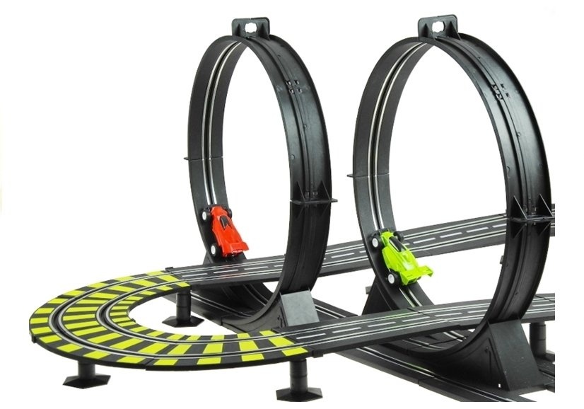 Racebaan 1157 cm met 2 F1-auto's & Rondeteller (54% korting)