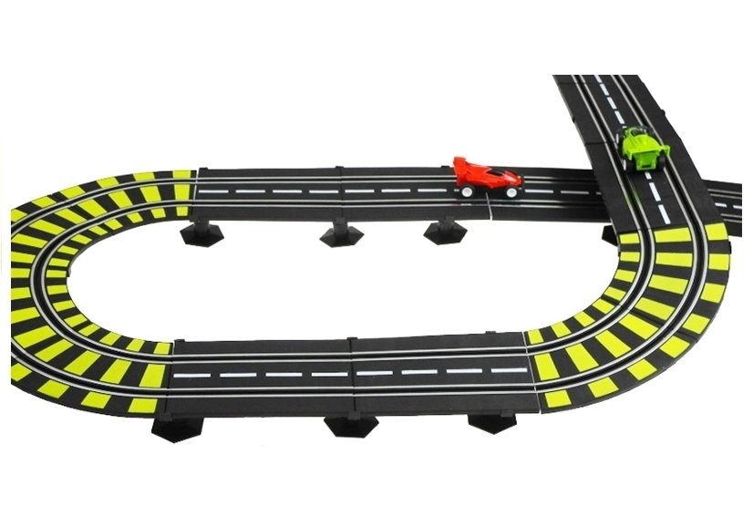 Racebaan 1157 cm met 2 F1-auto's & Rondeteller (54% korting)