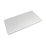 Kindermatras 160x80x8 cm, Middelhard PUR-schuim, Afneembare hoes, 41% Korting!