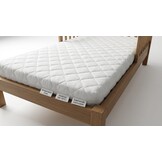 Kindermatras 160x80x8 cm, Middelhard PUR-schuim, Afneembare hoes, 41% Korting!