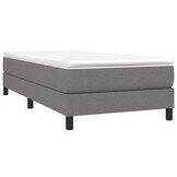 Donkergrijs Stoffen Bedframe 100x200 cm met 34% Korting