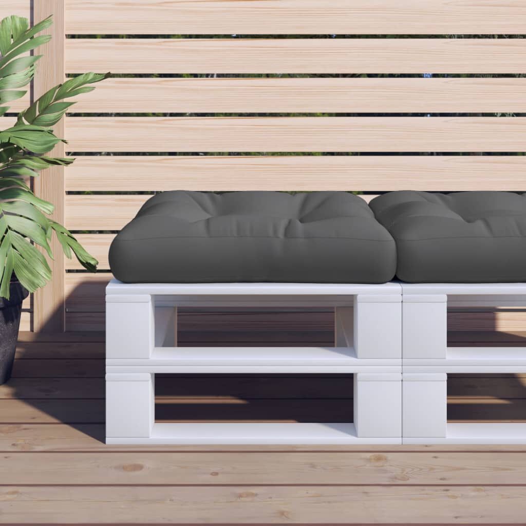 vidaXL Palletkussen Grijs (60x60x12 cm) - 33% Korting