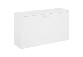 Shoe opbergkast 80x24x45 cm wit - 53% korting