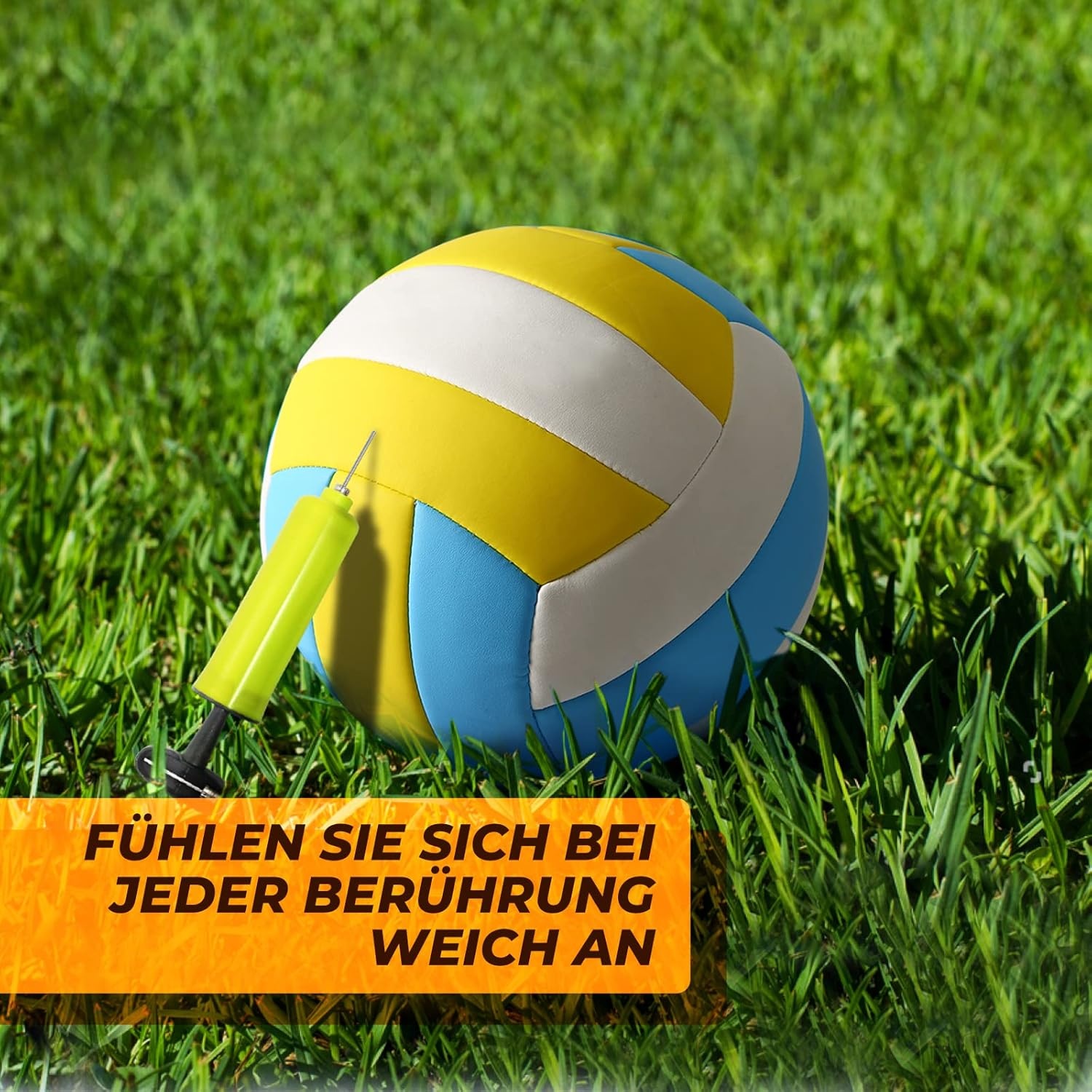 Volleybalnet Set 9,5m met Verstelbare Hoogte & Bal - 34% Korting