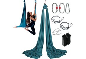 Aerial Yoga Hangmat Groen - 33% Korting!