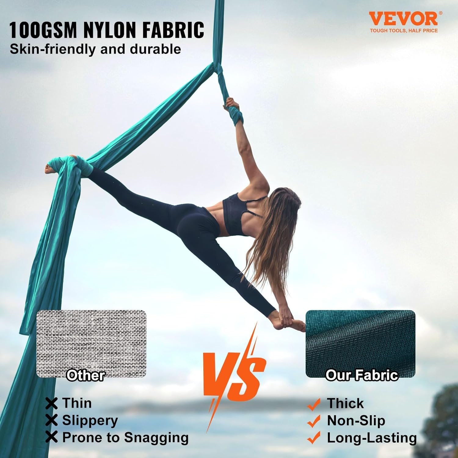 Aerial Yoga Hangmat Groen - 33% Korting!