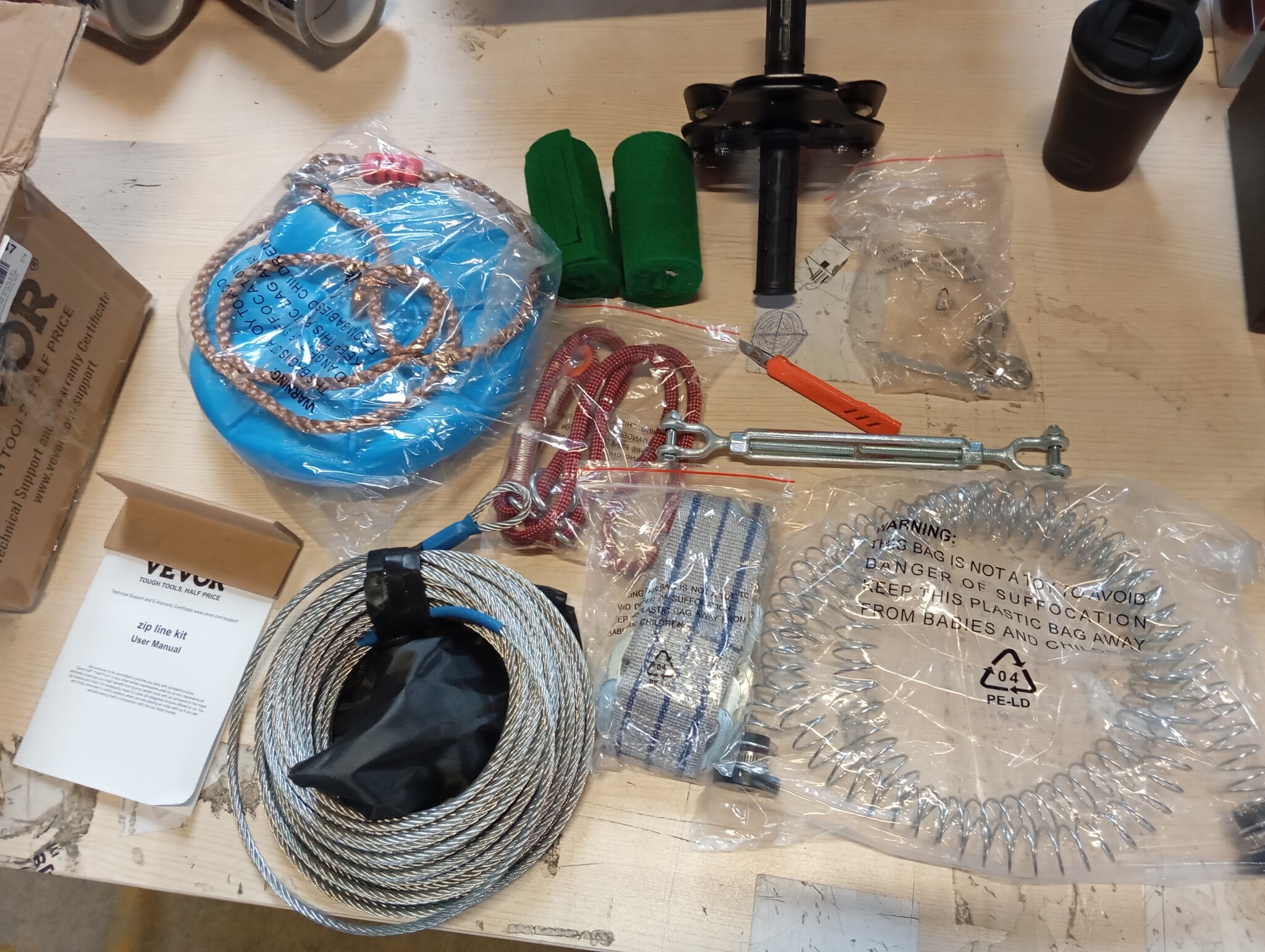 Zipline kit 24m voor kinderen & volwassenen - 59% korting!