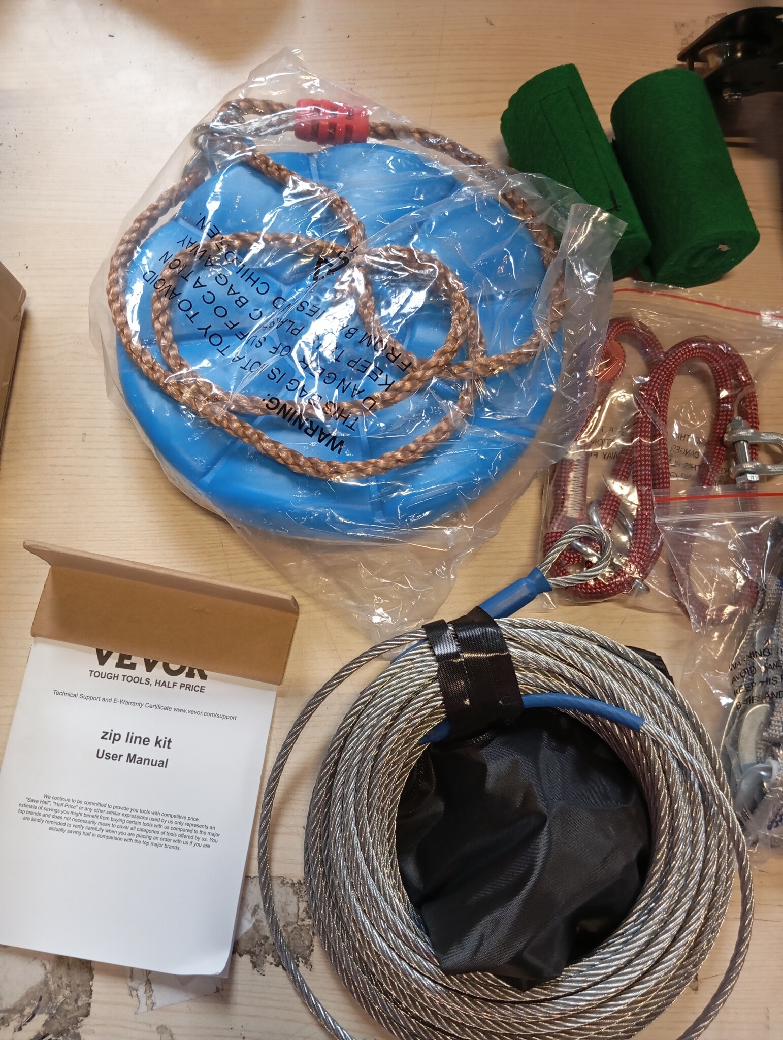 Zipline kit 24m voor kinderen & volwassenen - 59% korting!