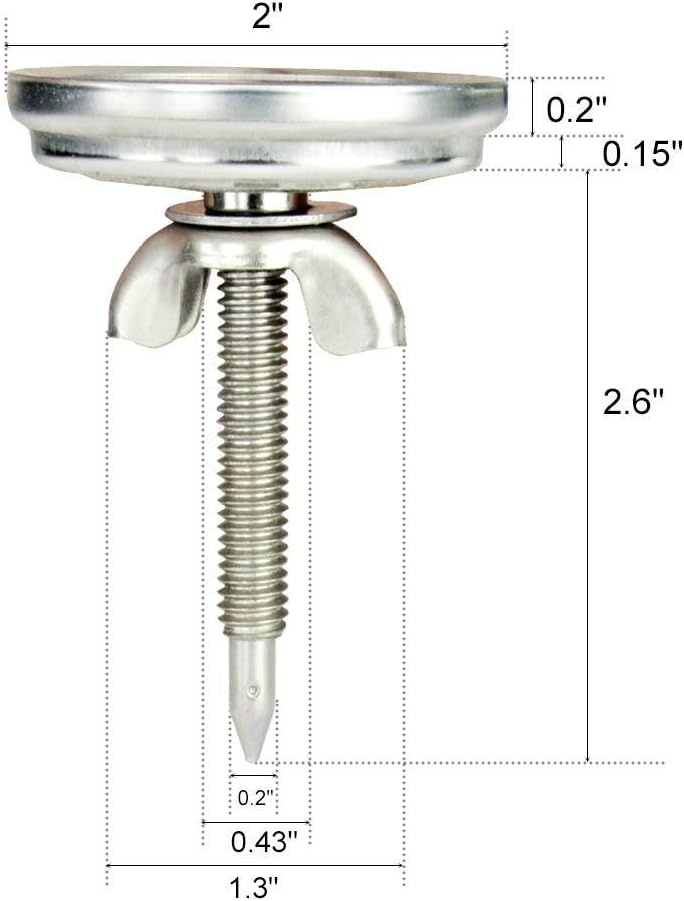 Grillthermometer RVS | 52mm | 50-350°C | BBQ & Rookoven | -26%