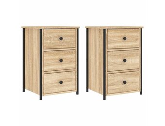 Set van 2 Nachtkastjes Sonoma Eiken - 40x36x60 cm - 54% Korting