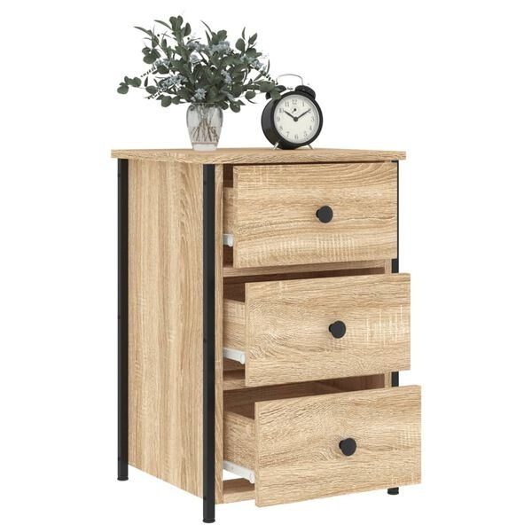 Set van 2 Nachtkastjes Sonoma Eiken - 40x36x60 cm - 54% Korting