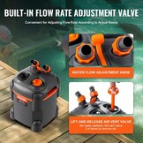 Aquarium Filter 172 GPH met UV - Stil & Efficiënt