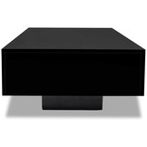 Hoogglans Zwarte Salontafel 115cm (59% Korting)