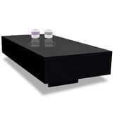 Hoogglans Zwarte Salontafel 115cm (59% Korting)
