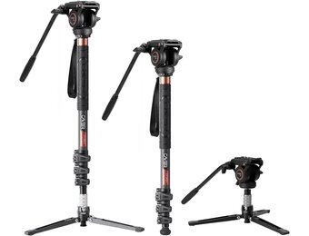 71" Koolstofvezel Eenpootstatief (35% KORTING)