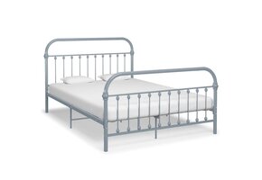 VidaXL Bedframe Metaal Grijs 140x200 cm - 35% Korting!