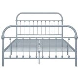 VidaXL Bedframe Metaal Grijs 140x200 cm - 35% Korting!