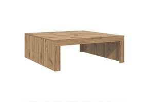Moderne Salontafel 100x100cm Bewerkt Hout - 41% Korting