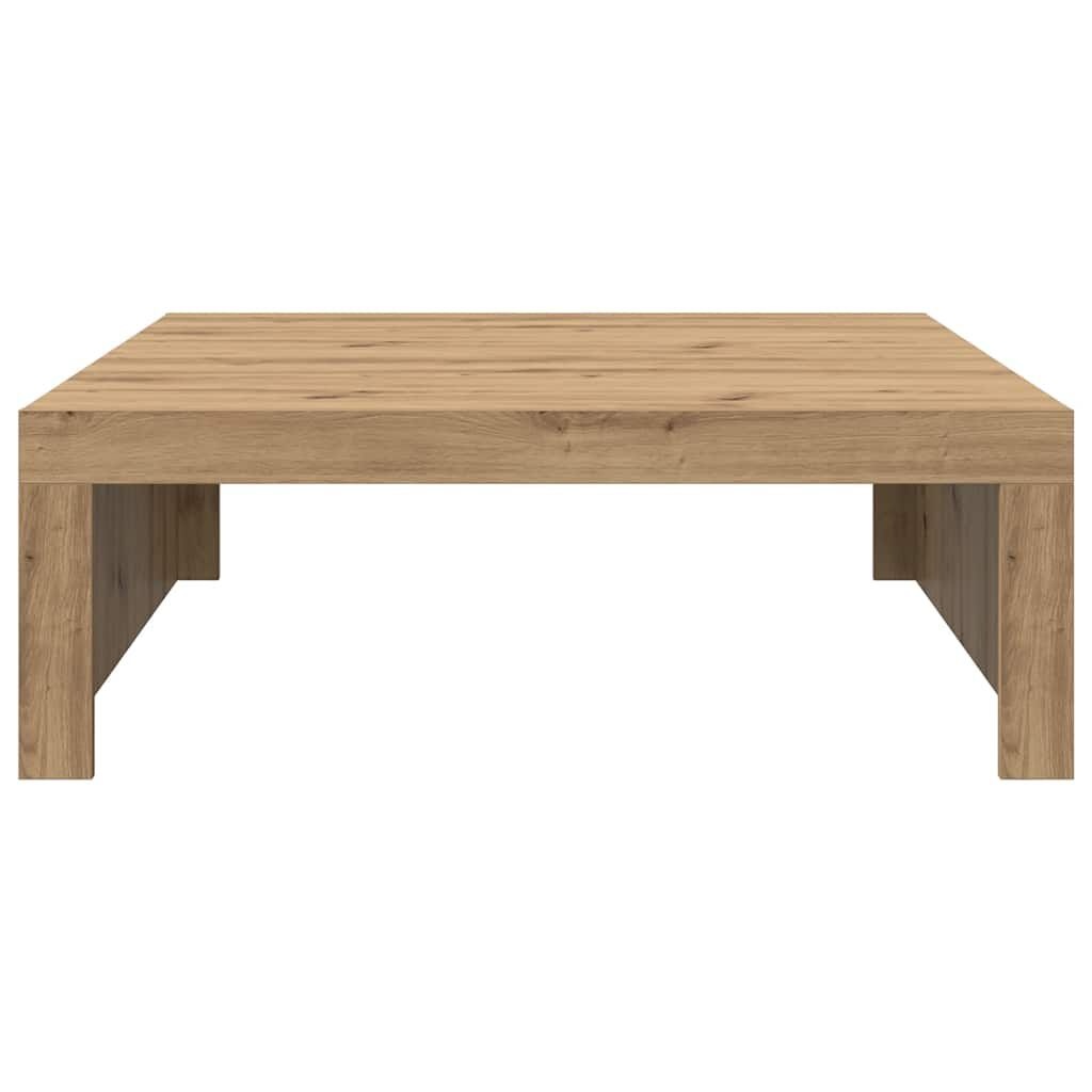 Moderne Salontafel 100x100cm - Bewerkt Hout - 34% Korting!