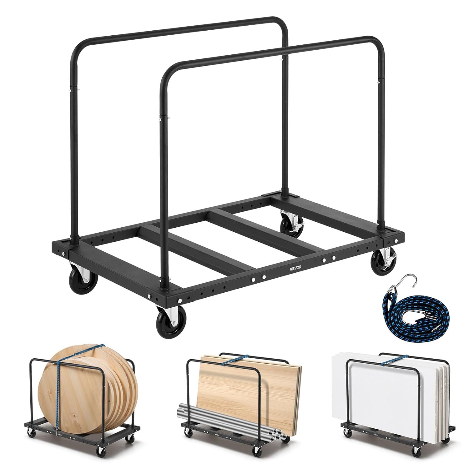 Platenwagen Gipsplatenkar - 816 kg capaciteit - 30% korting!