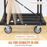 Platenwagen Gipsplatenkar - 816 kg capaciteit - 30% korting!