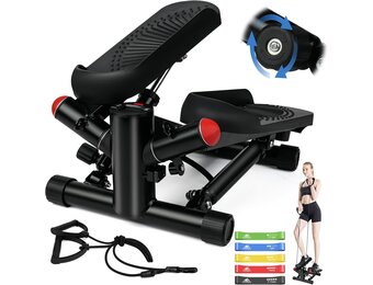Mini Stepper met Weerstandsbanden - Compact & Veelzijdig - 34% Korting