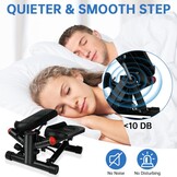 Mini Stepper met Weerstandsbanden - Compact & Veelzijdig - 34% Korting