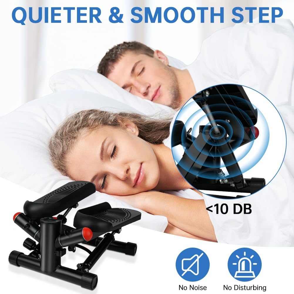 Mini Stepper met Weerstandsbanden - Compact & Veelzijdig - 34% Korting