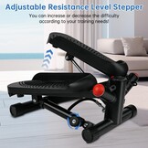 Mini Stepper met Weerstandsbanden - Compact & Veelzijdig - 34% Korting