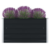 Verhoogde Plantenbak Staal Antraciet 100x100cm - 33% Korting
