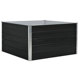 Verhoogde Plantenbak Staal Antraciet 100x100cm - 33% Korting