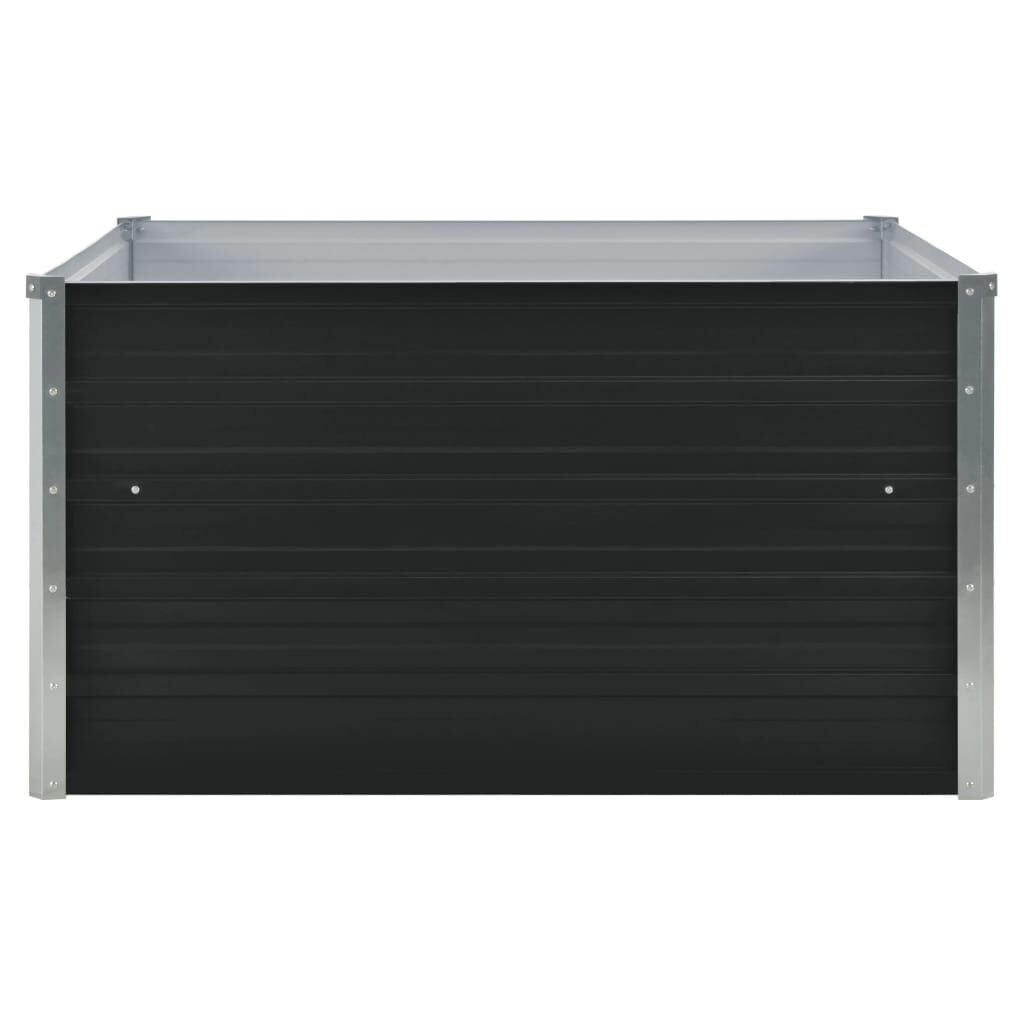 Verhoogde Plantenbak Staal Antraciet 100x100cm - 33% Korting
