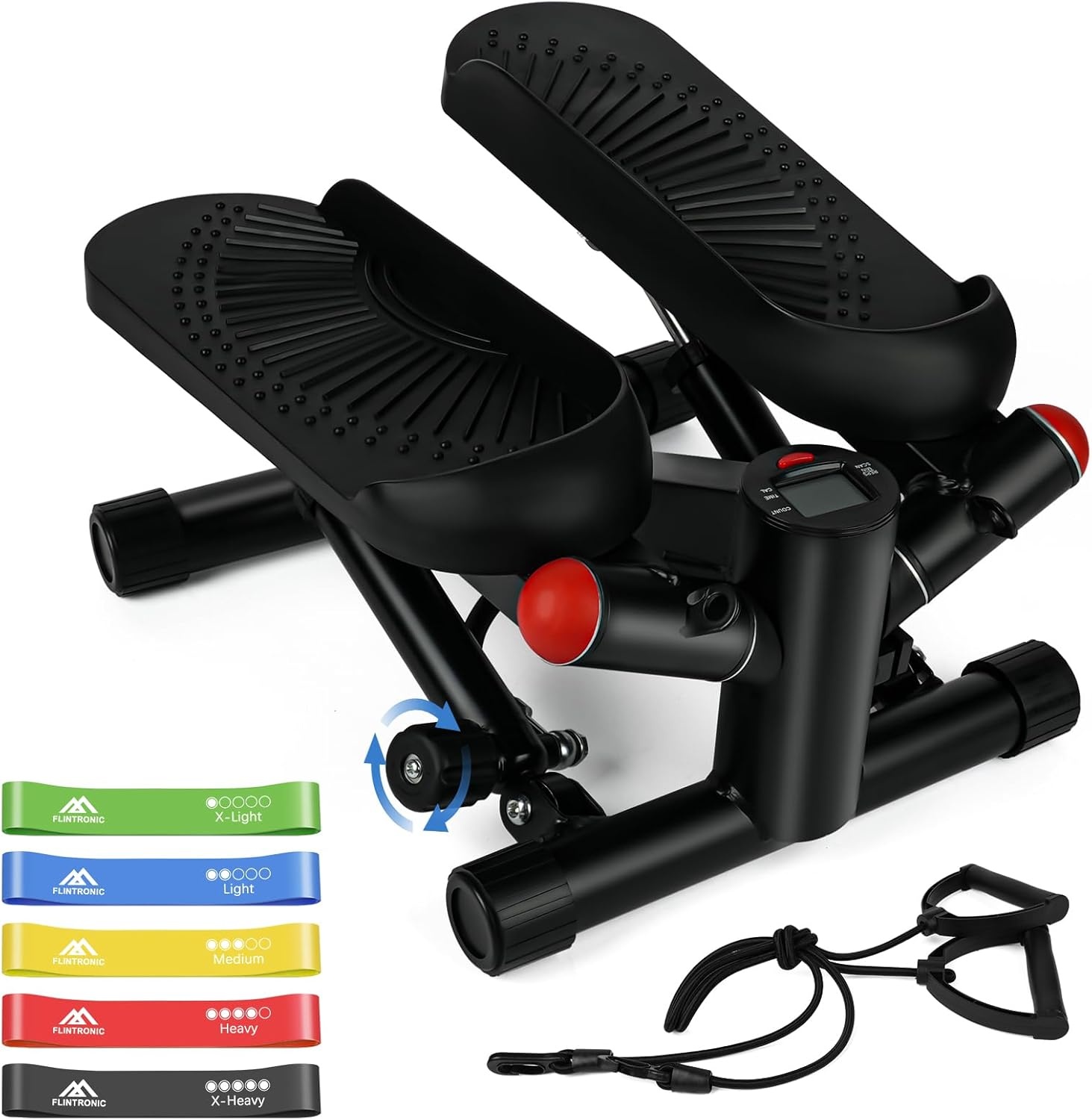 Mini Stepper met Weerstandsbanden - Compact & Veelzijdig - 34% Korting