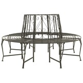 VidaXL Halfronde Boombank 160cm Staal - Nu 35% Korting!