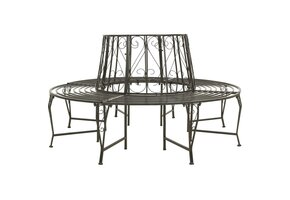VidaXL Halfronde Boombank 160cm Staal - Nu 35% Korting!
