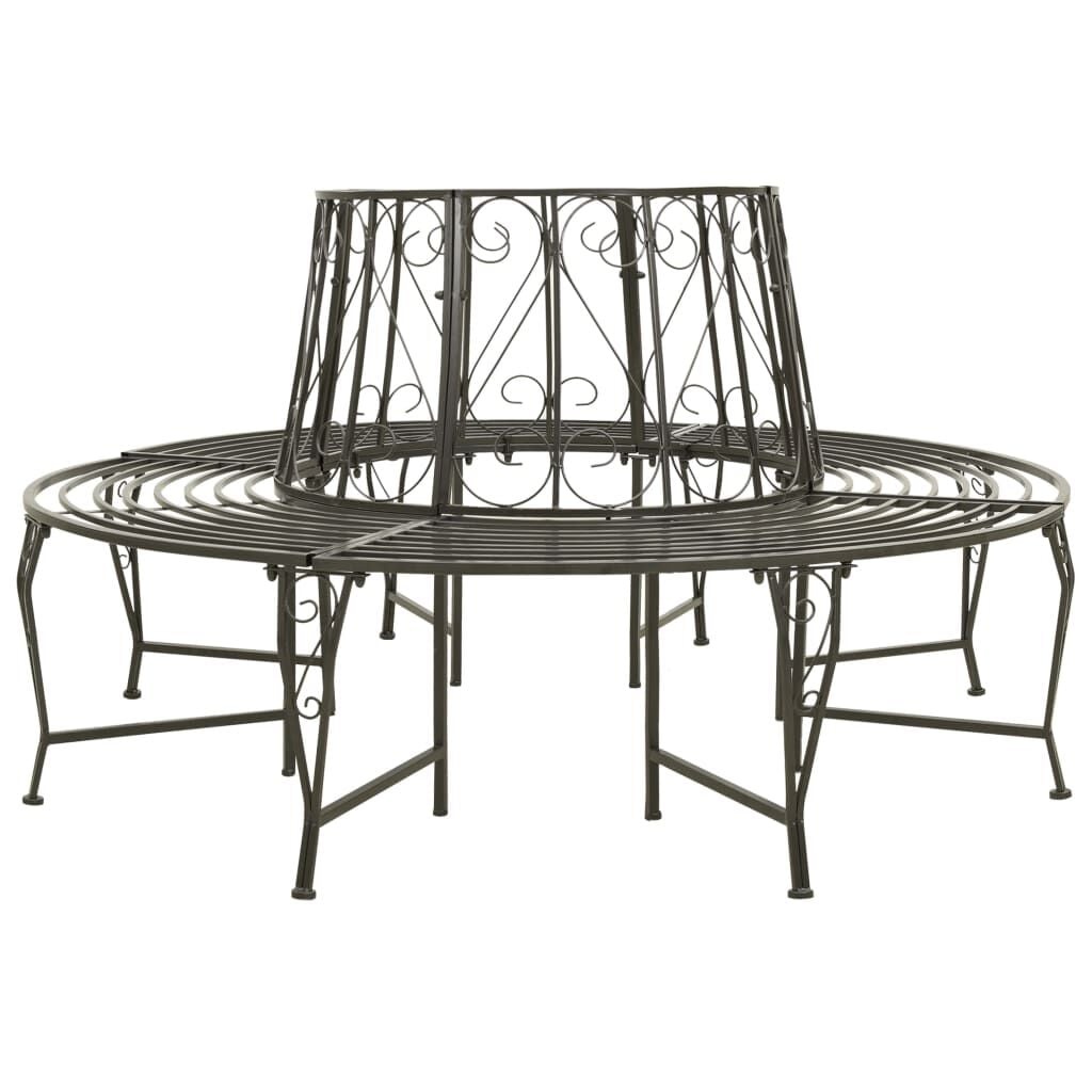 VidaXL Halfronde Boombank 160cm Staal - Nu 35% Korting!