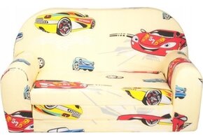 Kinder Slaapbank Auto's Beige - 28% Korting!